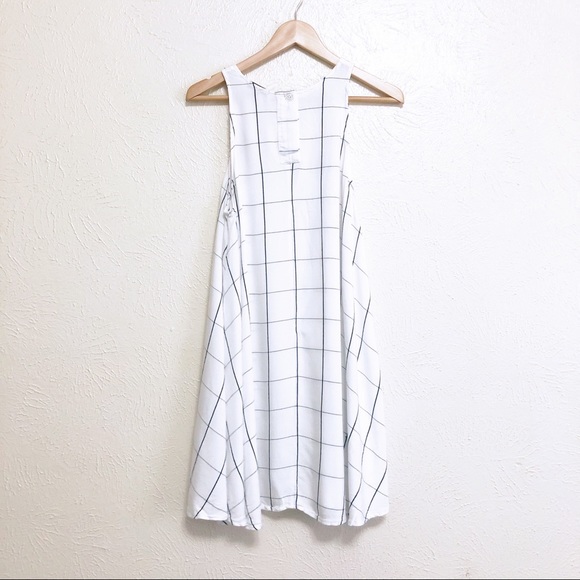 Rails Anya Plaid Windowpane Mini Dress Small - Picture 5 of 6